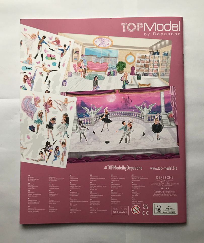 Depesche TOPModel Ballet Stickerworld - Stickerheft in Königsbrunn