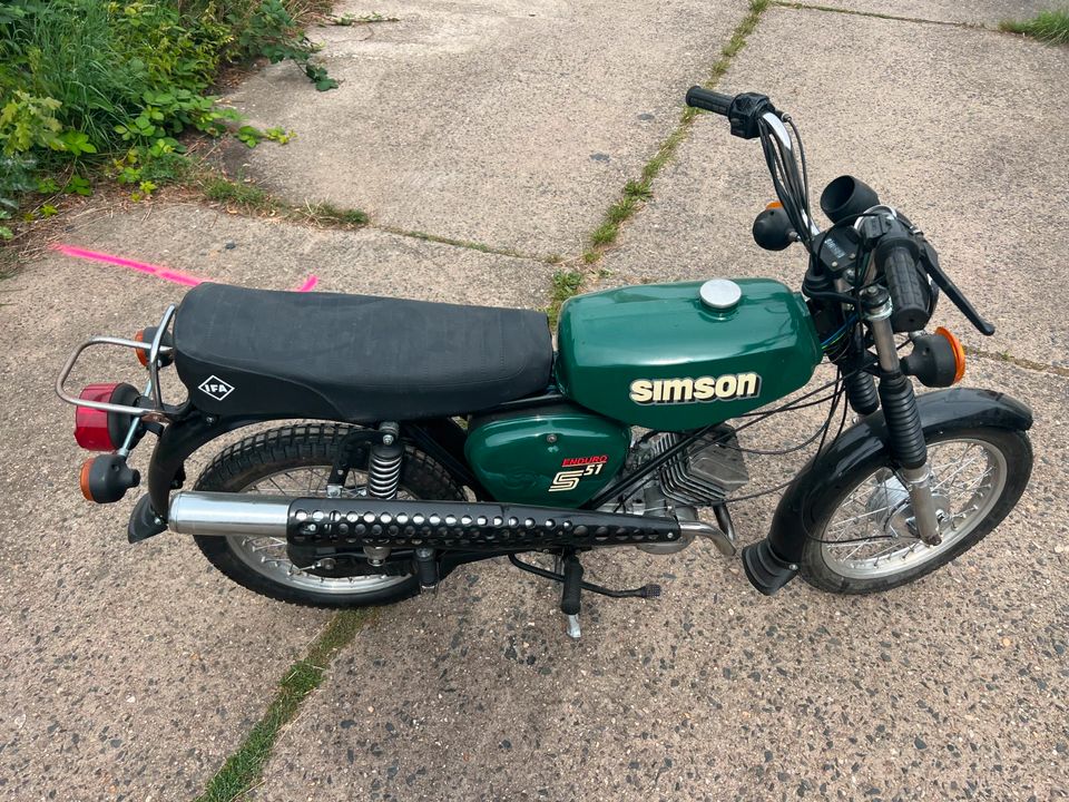 Simson S51 Enduro 60 KMH mit VAPE Zündung optional in Radebeul