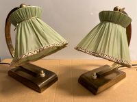 50er Jahre Nachttisch-Lampe 2 Stück grün Dachbodenfund Bayern - Großheubach Vorschau