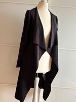Mantel Cardigan Schwarz 34 36 w - Velourleder S Neu Ungetragen Niedersachsen - Helmstedt Vorschau