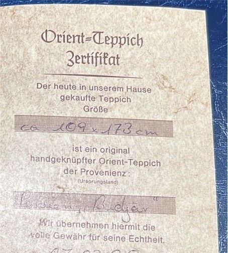 Echte, handgeknüpfte Orientteppiche (Iran/Persien) + Zertifikate in Geestland
