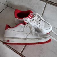 Nike Air Force 1  Gr.38 weiß/rot Baden-Württemberg - Loffenau Vorschau