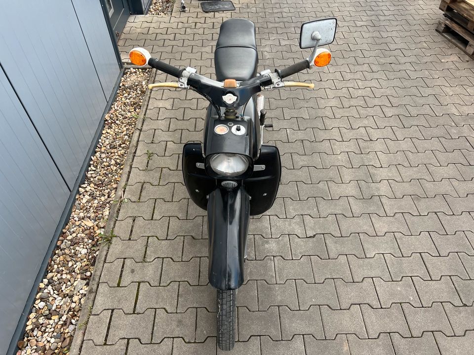 Simson Habicht SR4-4 SR4 SR 4 1974 FÄHRT Moped Mofa Kniebleche in Osterweddingen