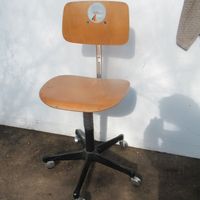 Vintage Drabert Holz Büro Stuhl~ voll funktionstüchtig Top Baden-Württemberg - Meißenheim Vorschau
