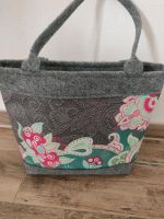 Tasche Blumen Filz Tasche grau Westerwaldkreis - Maxsain Vorschau