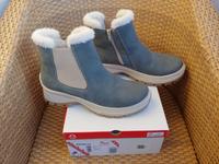 Rieker Stiefelette Gr. 41 * Warmfutter * hellblau Brandenburg - Bernau Vorschau