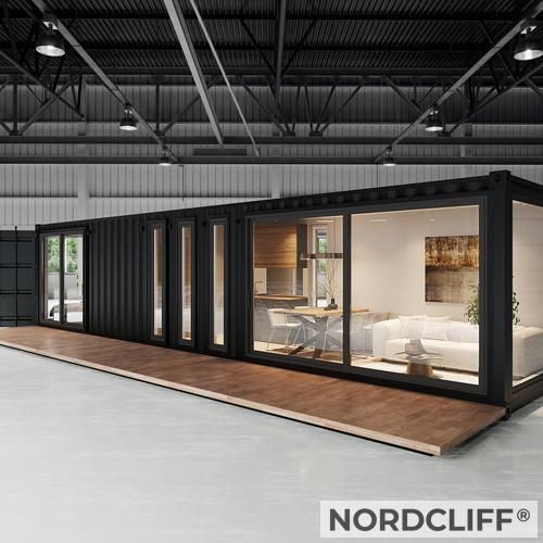 Luxus Wohncontainer 12m × 2,5m × 3m von NORDCLIFF | Containerhaus in Leipzig