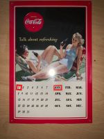 Coca Cola pin-up Girl Alljahreskalender aus Blech Nordrhein-Westfalen - Bergneustadt Vorschau