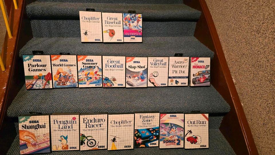 Sega master system 18 spiele games ovp cib in Frankfurt am Main