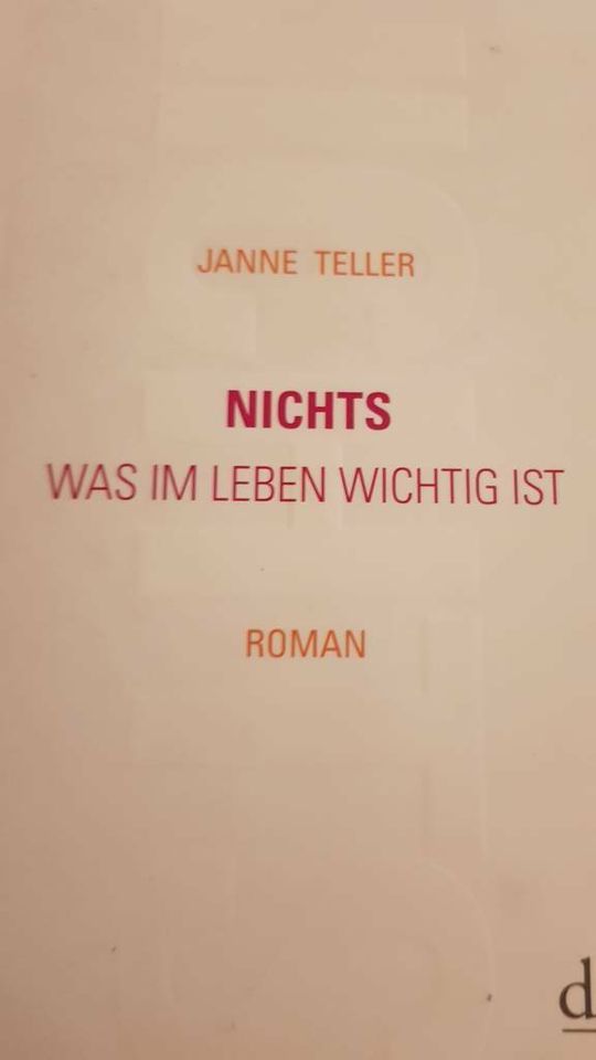 Nichts was im Leben wichtig ist  Roman Jugendbuch Kllassenlektüre in Mömlingen