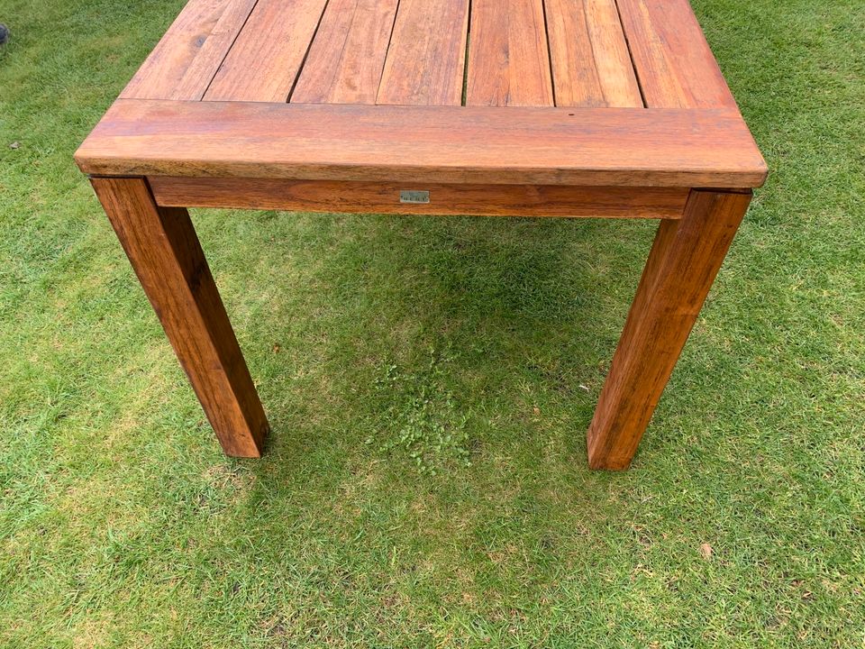 Best Gartentisch Tisch Esszimmertisch Massivholz Teakholz TOP in Garrel