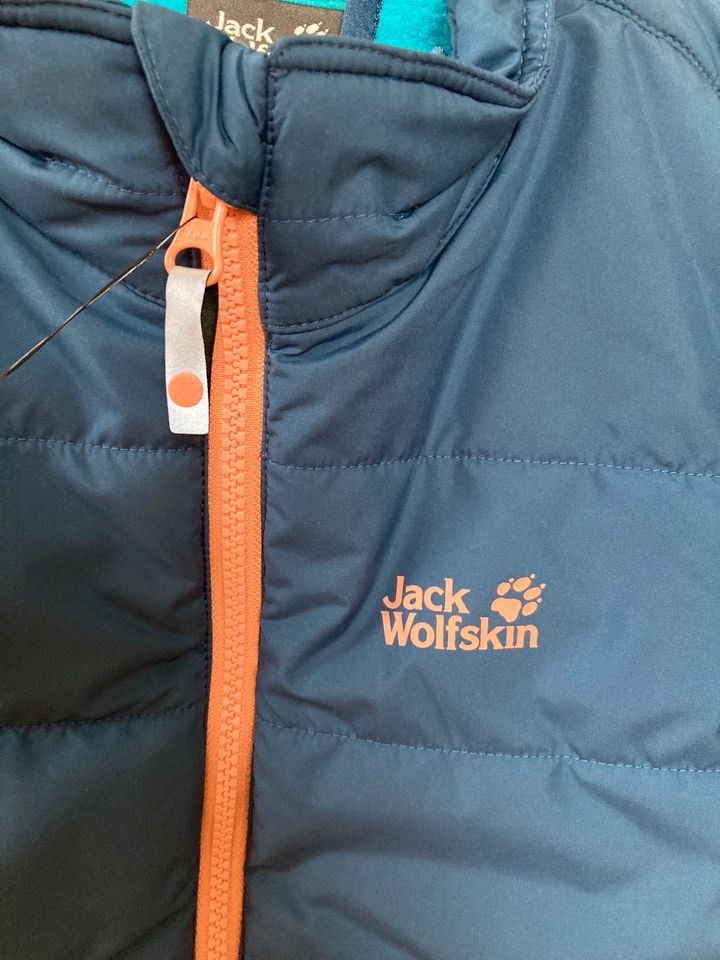 NEU! Jack Wolfskin Weste + Fleecejacke türkis Zip In 3in1 System in Altdorf