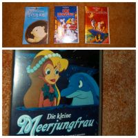 4 x VHS Videokassette Meerjungfrau, König der Löwen Kinderfilme Dresden - Gorbitz-Süd Vorschau