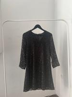 Schwarzes HALLHUBER-Kleid mit Samt-Pünktchen Östliche Vorstadt - Fesenfeld Vorschau
