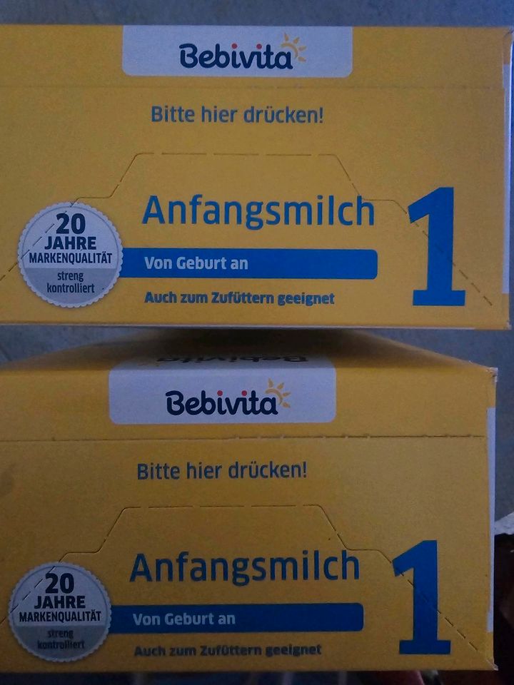 Bebivita 1er Nahrung ungeöffnet gegen eine Packung bebivita 2er in Jüchen