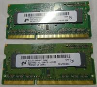 2x Micron 2GB 1Rx8 PC3 DDR3 12800S-11-11-B2 Bad Doberan - Landkreis - Dummerstorf Vorschau