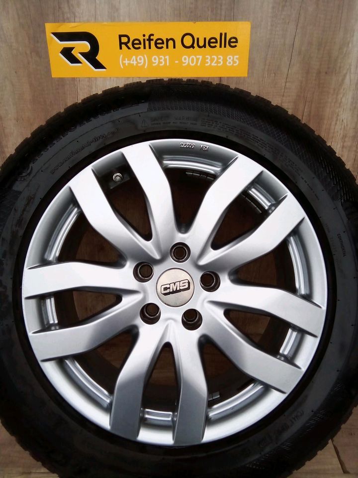 4x Winterräder 17 Zoll Audi A6 F2 LK 5x112  Continental 6,5-7,5mm in Giebelstadt