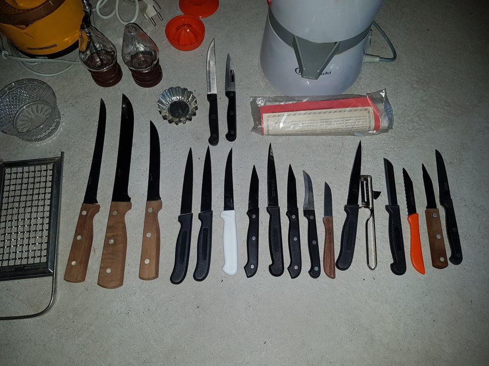 Diverse Küchenmaschinen Messer Einzelteile Bauknecht Leifheit alt in Aurachtal