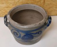 Topf Keramik Steingut blau glasiert mit 2 Griffen -sehr alt Rheinland-Pfalz - Trier Vorschau