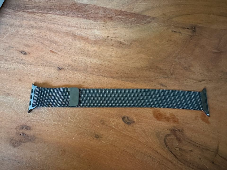 Apple Watch 5 6 Active 45mm Milanese Armband original schwarz in Krefeld