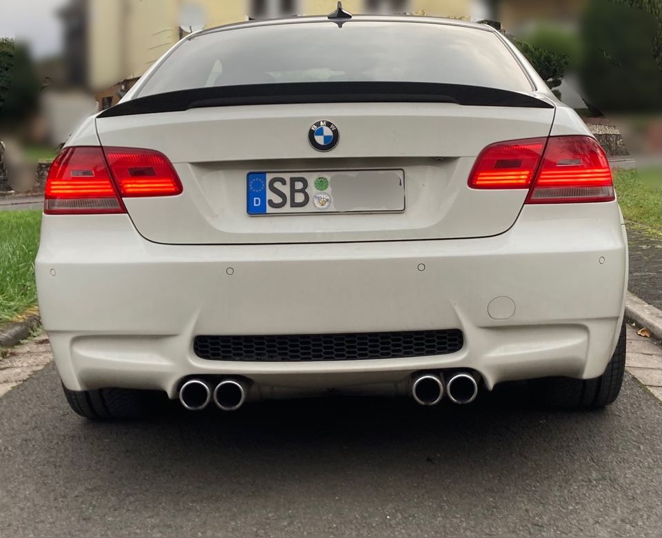 BMW E92 M3: Schalter, Carbon, deutsch, Pleuellager gewechselt in Blieskastel