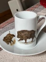 Espresso Tasse Porzellan Wildschwein Düsseldorf - Oberkassel Vorschau