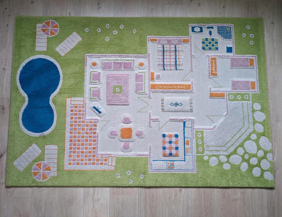 Teppich Kinderteppich Spielteppich Puppenhaus 134 x 200 cm 3D in Altenberge