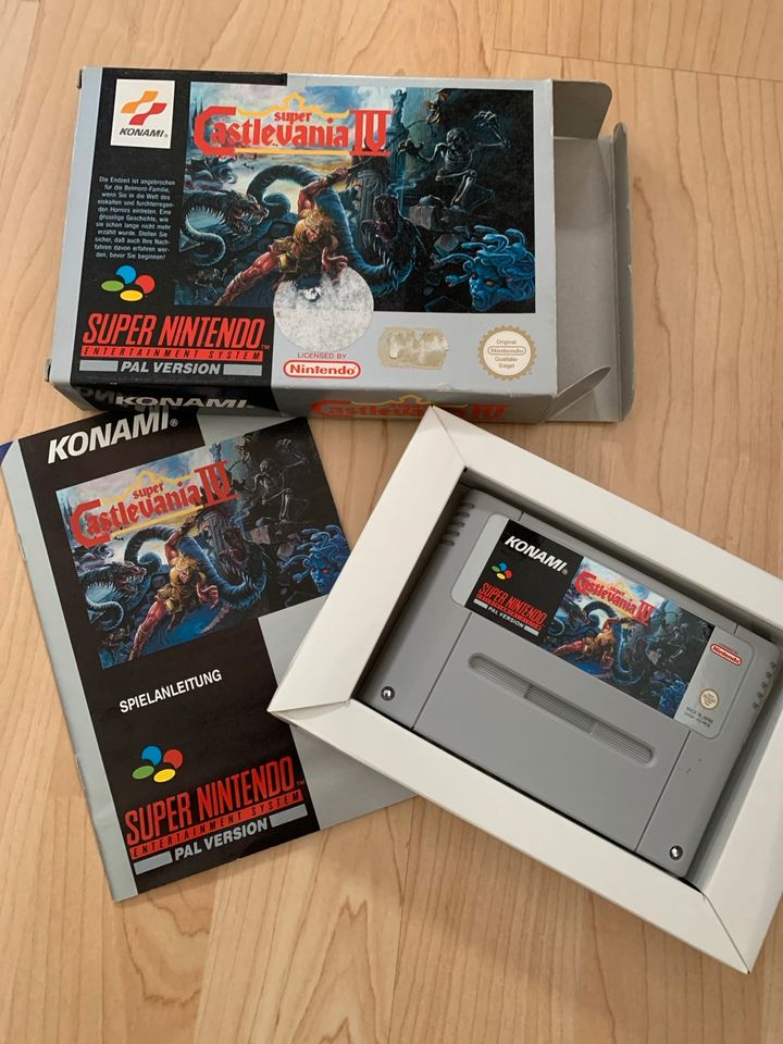 Super Nintendo super Castlevania IV im Originalkarton OVP in Reichelsheim (Odenwald)