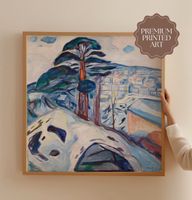 Kunstdruck I Snowy Mountain I Premium Mattes Papier München - Altstadt-Lehel Vorschau