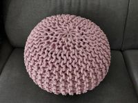 Strick-Pouf ~ Sitzhocker ~ Bodenkissen ~ flieder ~ Handmade ~ TOP Hessen - Schaafheim Vorschau