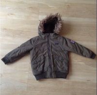 Jacke Gr. 110 gefütterte Übergangsjacke Kaki olive grün dopodopo Brandenburg - Neuruppin Vorschau