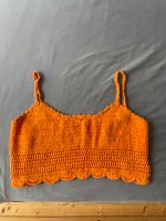 Oberteil shirt croptop gehäckelt orange Damen S/M neu Niedersachsen - Braunschweig Vorschau