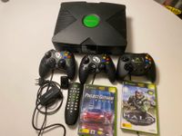 X BOX Erste Generation mit 3 Controller und 2 Spiele + DVD Kit Berlin - Biesdorf Vorschau