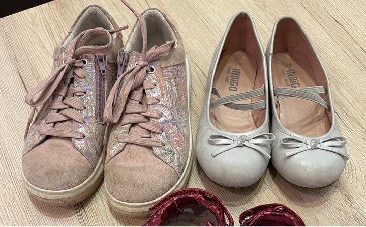 Schuhe 35 rosa Superfit Indigo Ballerina grau in Bergkirchen