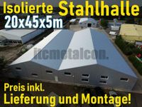 20x45x5m Isolierte Stahlhalle Gewerbehalle Werkstatthalle Lager Baden-Württemberg - Weil der Stadt Vorschau