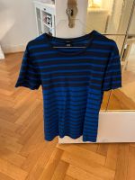 Hugo Boss T-Shirt L blau schwarz gestreift Sommer Shirt maritim M Düsseldorf - Düsseltal Vorschau