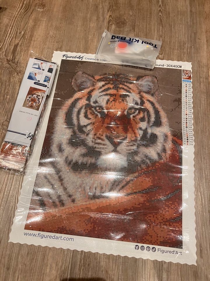 Diamond Painting Tiger groß Neu in Sinsheim