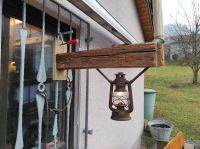 Petroleum Lampe mit Ausleger Balken Patina elektrisch Baden-Württemberg - Lauterstein Vorschau