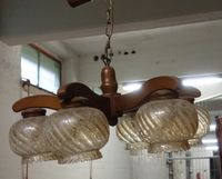 Deckenlampe wohnzimmer, Holz/Glas, 5 flammig Berlin - Reinickendorf Vorschau