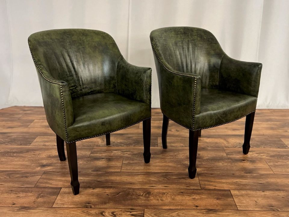 Chesterfield Clubsessel Vintage Paar Ledersessel Coventry Chair in Hüllhorst