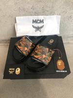 Original MCM x A Bathing Ape camo Sandals Mitte - Wedding Vorschau