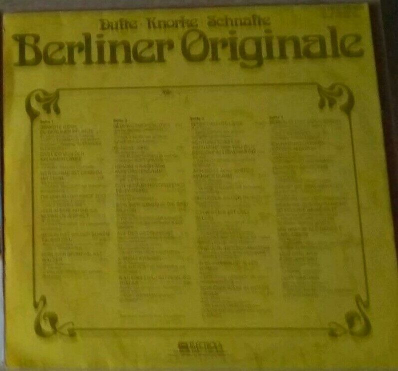 1x Doppel Vinyl LPs " Berliner Originale, Dufte , Knorke ,Schnaft in Apen