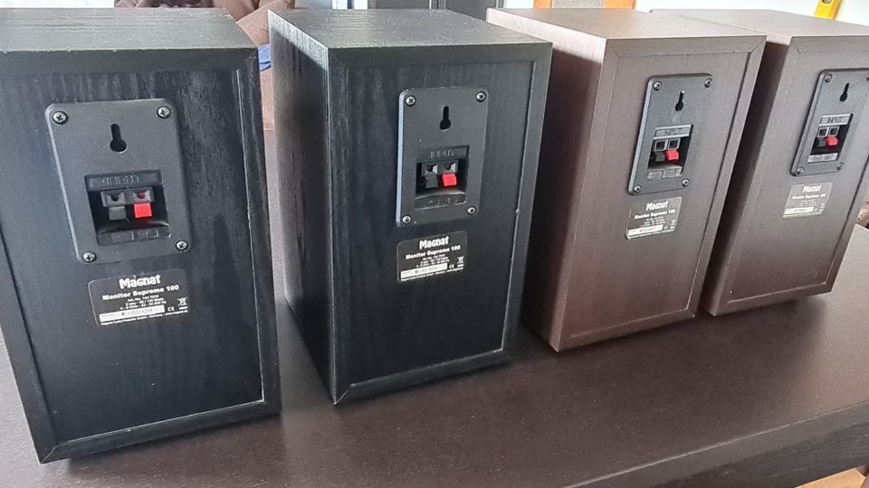 Magnat Monitor Supreme 100 Lautsprecher Box - braun - schwarz in Dülmen