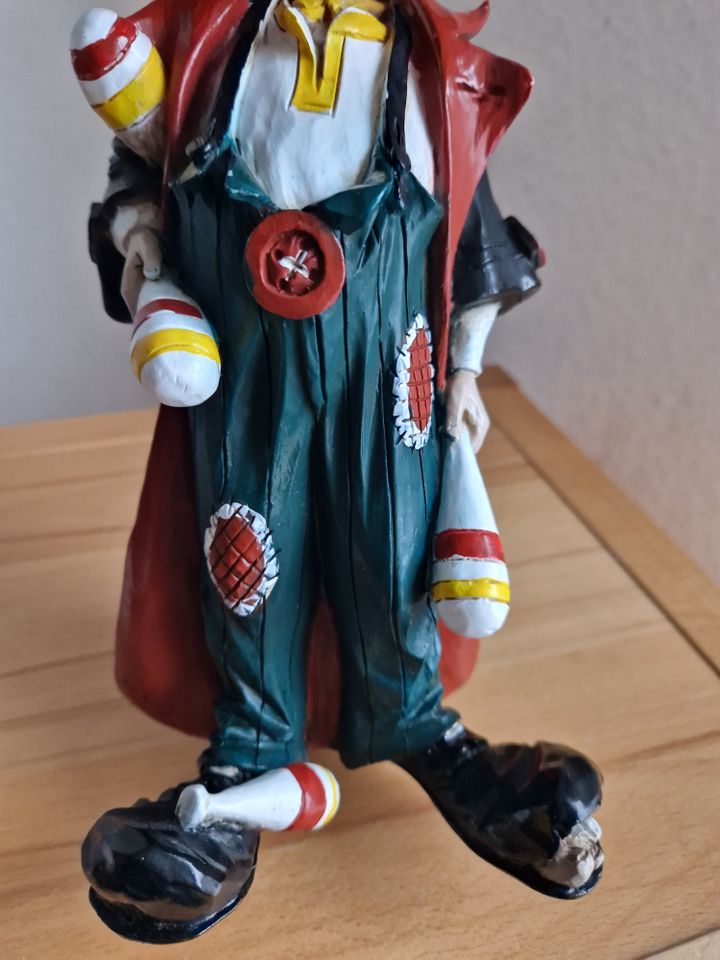 Limitierte Vintage Clown Figur, Vivian C Italien, 80er, Signiert in Paderborn