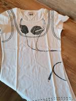 T-shirt Hilfiger Denim Gr. S Weiß Kopfhörer Hessen - Linsengericht Vorschau