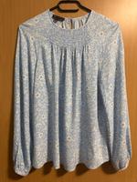C&A Damen Bluse Langarm Gr. 38 Blau Weiß Frankfurt am Main - Seckbach Vorschau