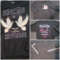 Sweatshirt longsleeve 158 164 h&m xs Dracula Niedersachsen - Nörten-Hardenberg Vorschau