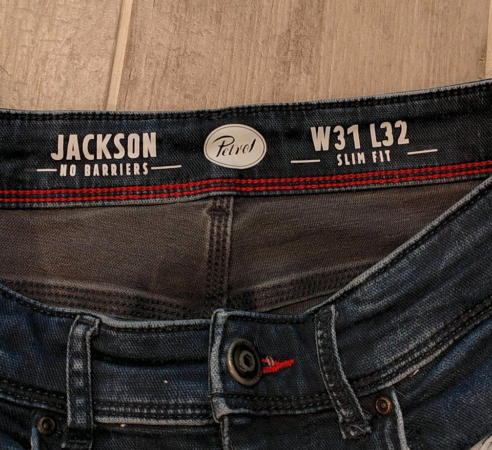 Herren Jeans Petrol, Model Jackson, gr. W31L32, blau. Slim fit. in Leer (Ostfriesland)
