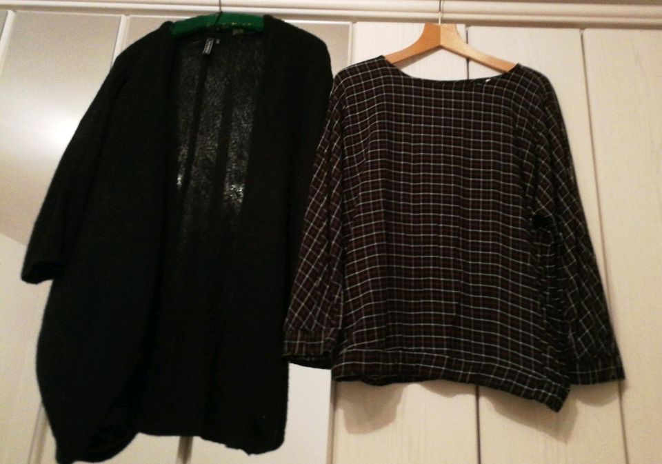 Blusenshirt & strickjacke im Set gr. 42 in Wangen im Allgäu