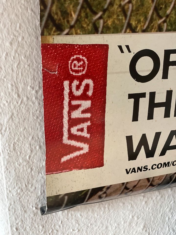 Vans Off The Wall Vintage Poster 75x100cm - Unikat in München